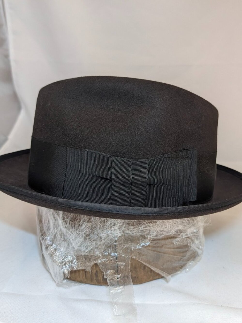 Vintage Kurtley of NY "Manhattan" Brown Fur Felt Fedora - Size 7 1/8